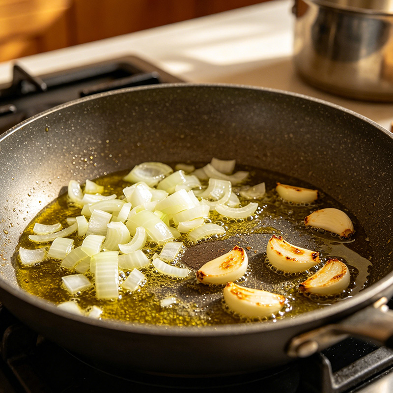 Pumpkin Simmered Asparagus
