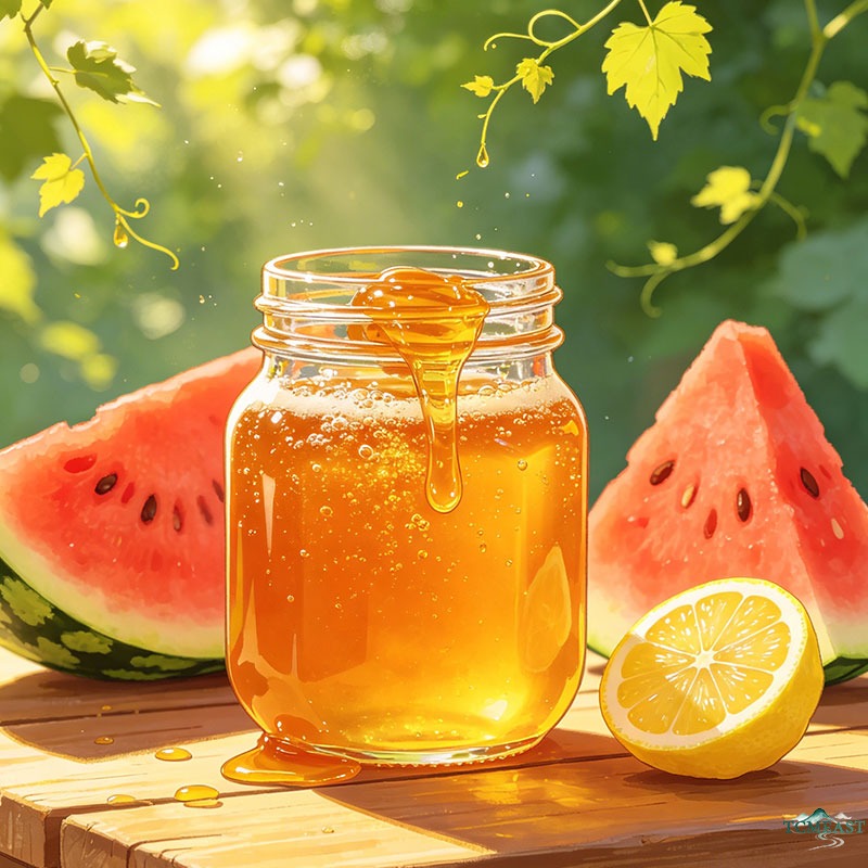Three Honey Herbal Remedies: Chrysanthemum-Bamboo-Honey Drink, Honey Green Tea, Honey Cucumber Salad