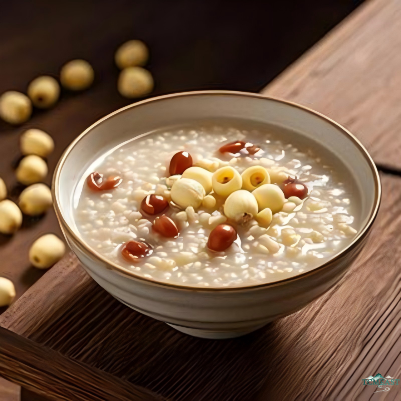 Lotus Seed, Lily Bulb and Euryale Ferox Porridge