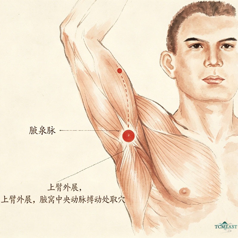 Jiquan Point (HT-1 / Supreme Spring)