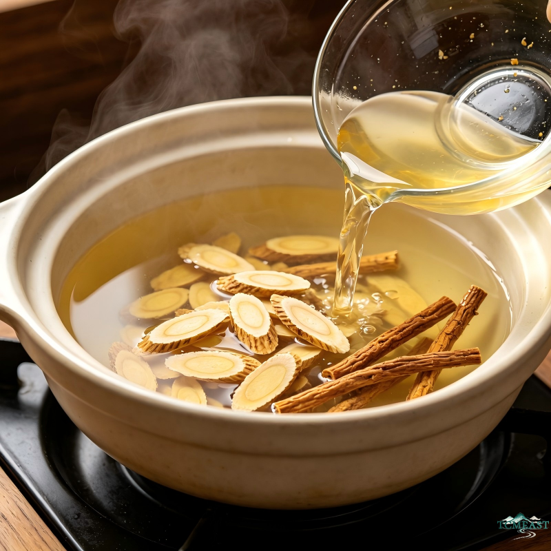 Astragalus and Codonopsis Millet Porridge (Qi-Boosting TCM Porridge)
