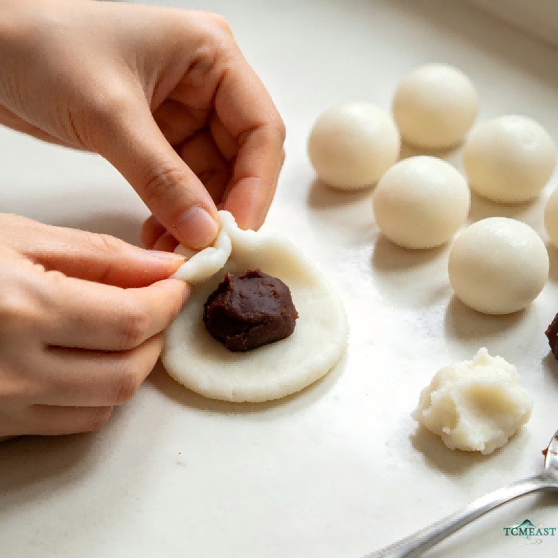 Chinese Yam and Red Date Cake (Jujube Yam Cake)