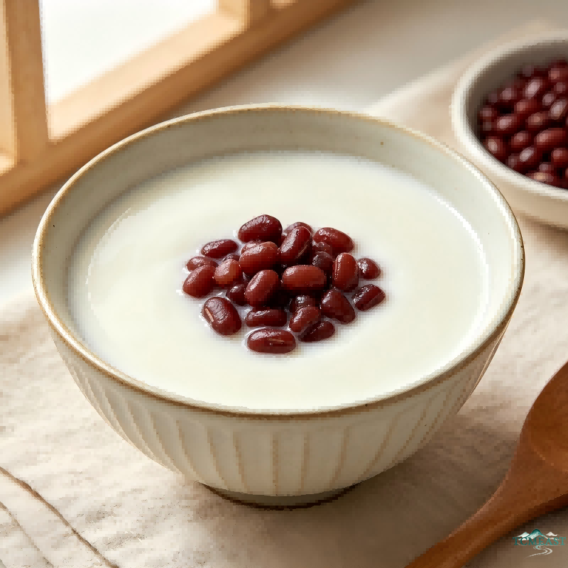 Red Bean Milk Pudding (Hong Dou Dun Nai)