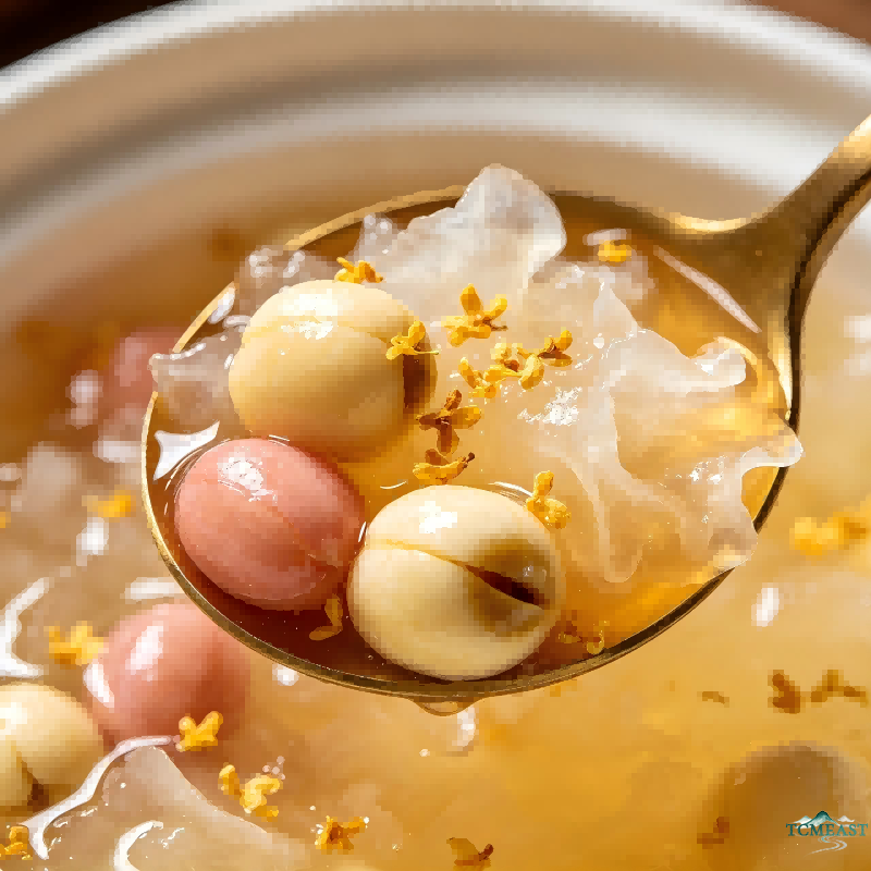 Osmanthus, Lotus Seed and Tremella Dessert Soup