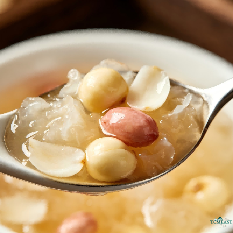 Lily Bulb, Lotus Seed and Tremella Dessert Soup
