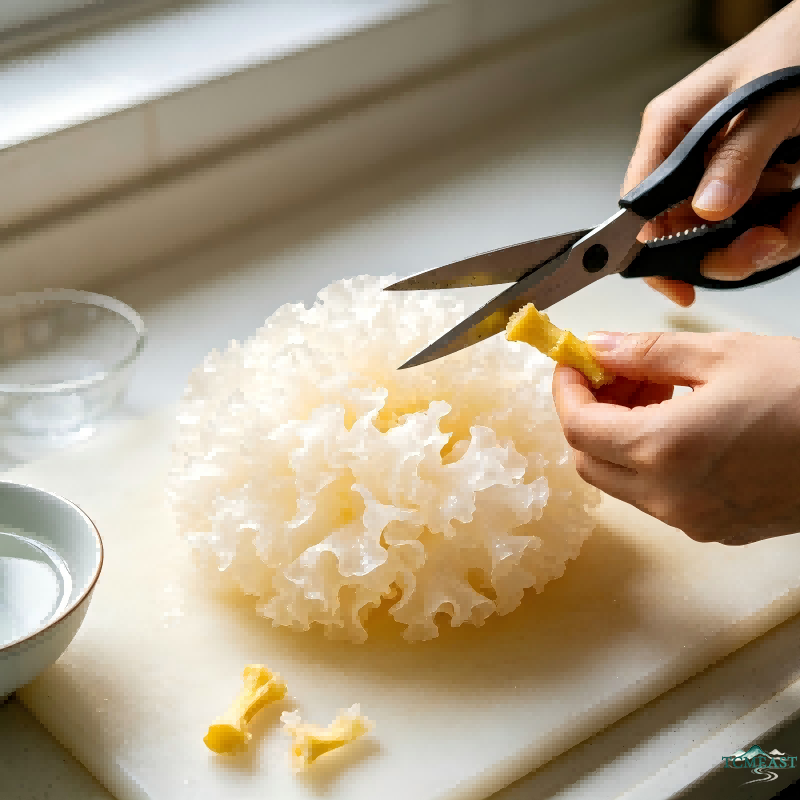 Tremella, Snow Pear and Lotus Seed Dessert Soup