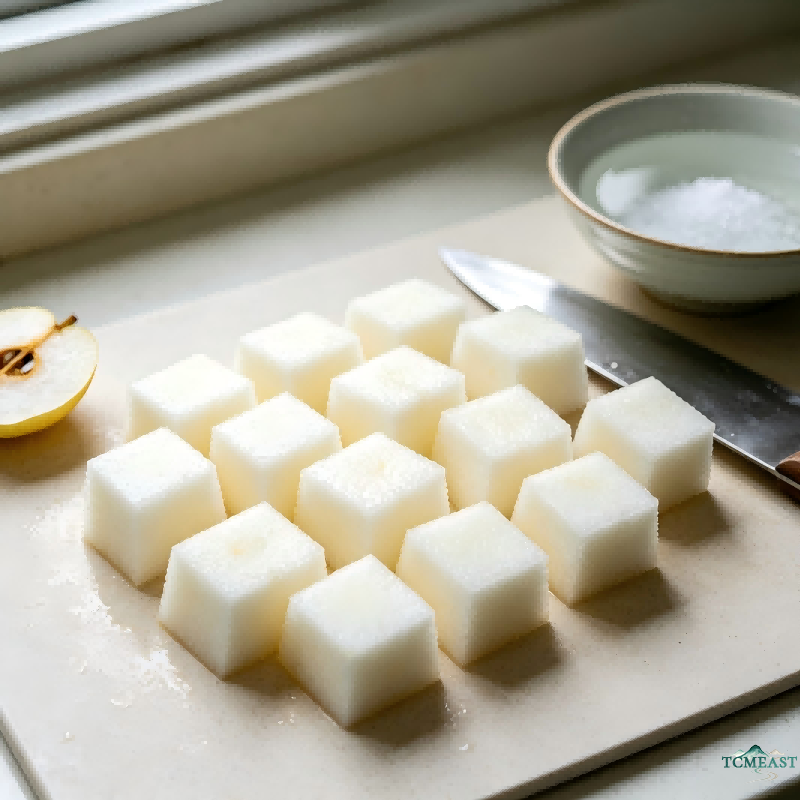 Tremella and Snow Pear Dessert Soup (Yin Er Xue Li Geng)