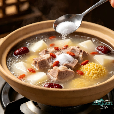 Chinese Yam, Millet and Lean Pork Soup