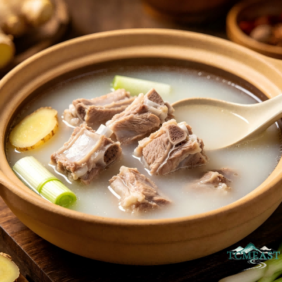 White Radish and Pork Rib Soup