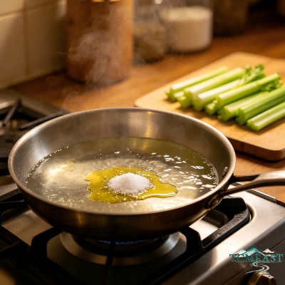Stir-Fried Celery and Lily Bulbs