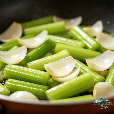 Stir-Fried Celery and Lily Bulbs