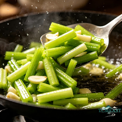 Stir-Fried Celery and Lily Bulbs