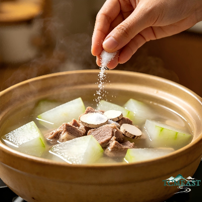 Winter Melon, Poria Cocos and Lean Pork Soup
