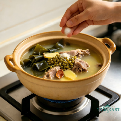 Mung Bean, Kelp and Old Duck Soup