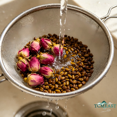Cassia Seed and Rose Tea