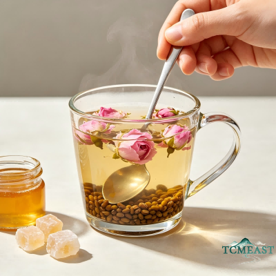 Cassia Seed and Rose Tea