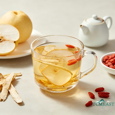 Dried Snow Pear and Solomon's Seal Tea (Xue Li Gan Yu Zhu Cha)