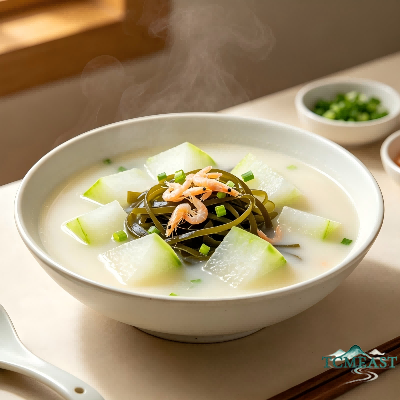 Winter Melon, Kelp and Dried Shrimp Soup