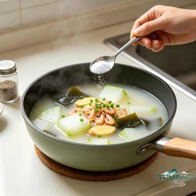 Winter Melon, Kelp and Dried Shrimp Soup