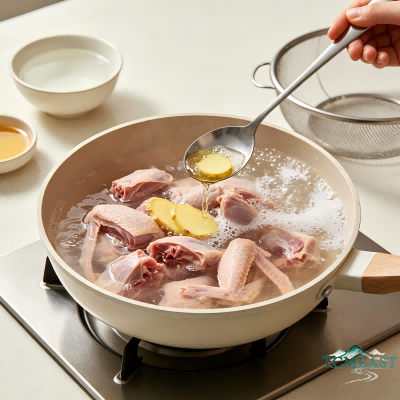 Mung Bean, Lily Bulb and Pigeon Soup