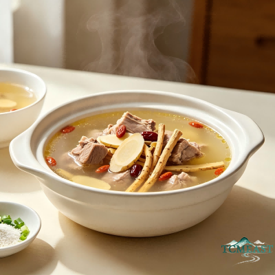 Astragalus and Codonopsis Lean Pork Soup (Huang Qi Dang Shen Shou Rou Tang)