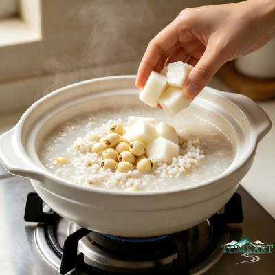 Lotus Seed and Chinese Yam Congee