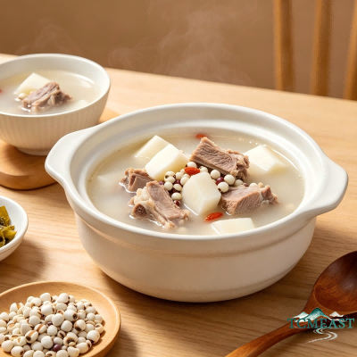 Chinese Yam, Euryale Ferox and Pork Rib Soup