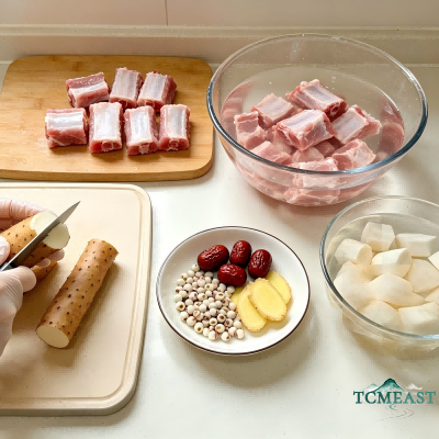 Chinese Yam, Euryale Ferox and Pork Rib Soup