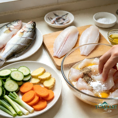 Stir-Fried Seabass Fillets