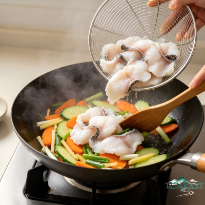 Stir-Fried Seabass Fillets