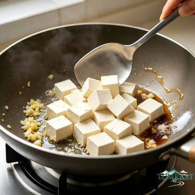 Stir-Fried Tofu with Shrimp