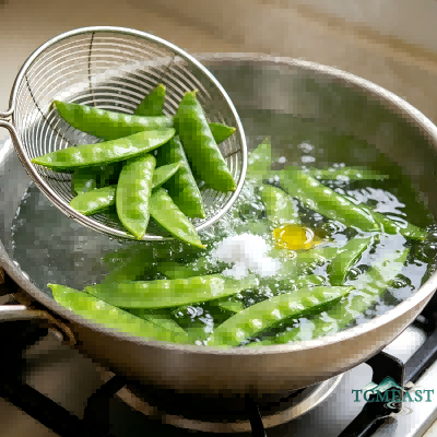 Stir-Fried Snow Peas with Goji Berries