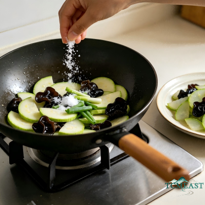 Stir-Fried Wood Ear Mushrooms with Zucchini