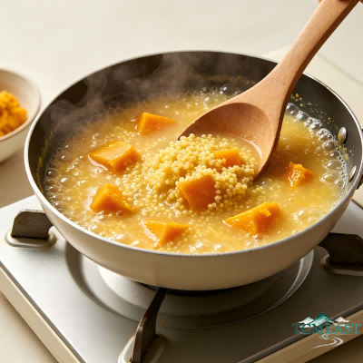 Pumpkin and Millet Porridge