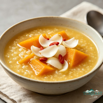 Pumpkin and Lily Bulb Porridge