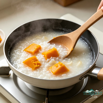 Pumpkin and Lily Bulb Porridge