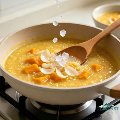 Pumpkin and Lily Bulb Porridge