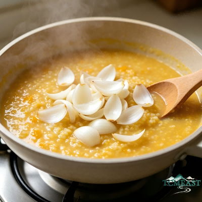 Pumpkin and Lily Bulb Porridge