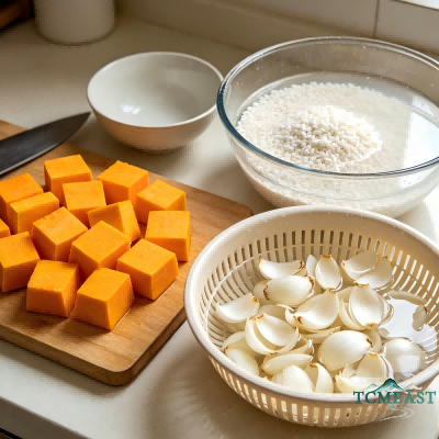 Pumpkin and Lily Bulb Porridge