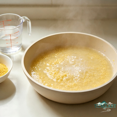 Red Date, Longan and Millet Milk Pudding