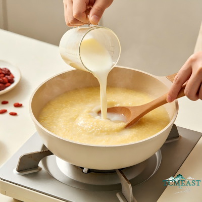 Red Date, Longan and Millet Milk Pudding