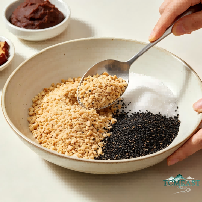 Peanut, Yam and Glutinous Rice Cake (Oil-Free, Low-Sugar Healthy Version)