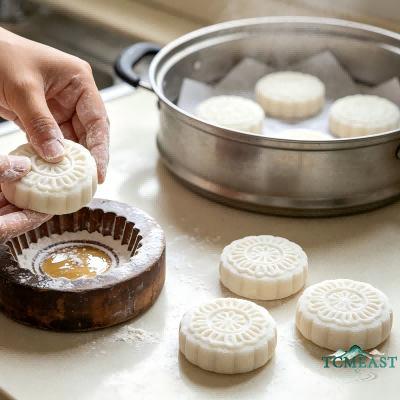 Peanut, Yam and Glutinous Rice Cake (Oil-Free, Low-Sugar Healthy Version)