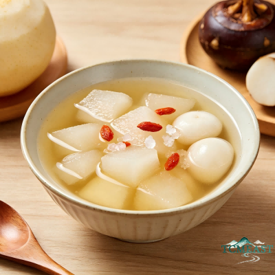 Water Chestnut and Snow Pear Sweet Soup