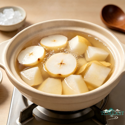 Water Chestnut and Snow Pear Sweet Soup