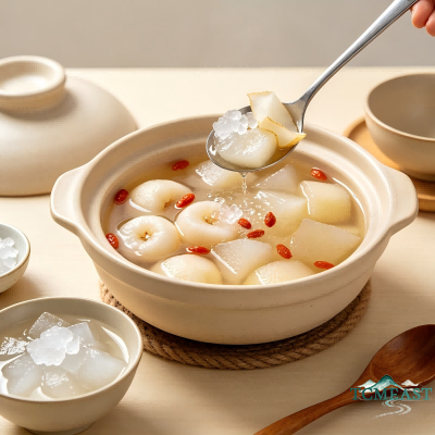 Water Chestnut and Snow Pear Sweet Soup
