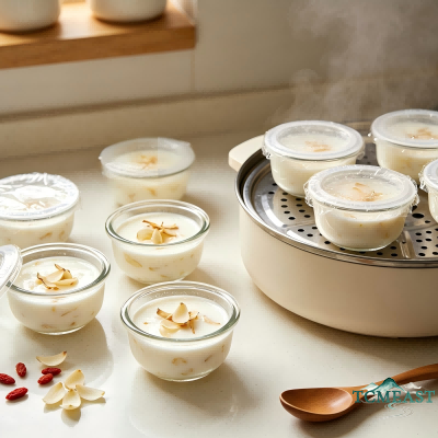 Yuzhu and Lily Bulb Milk Pudding