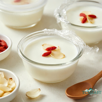 Yuzhu and Lily Bulb Milk Pudding