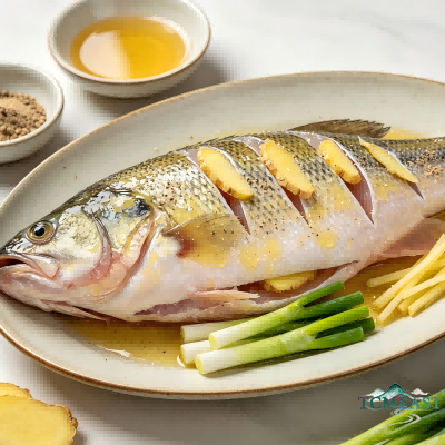 Steamed Sea Bass
