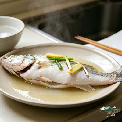 Steamed Sea Bass